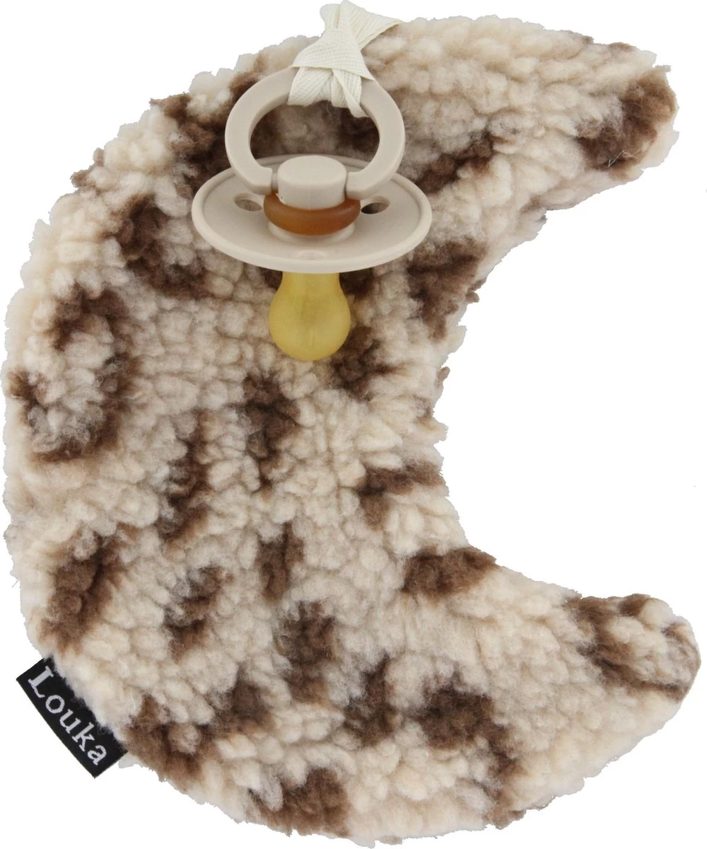 Louka Speendoekje Maan Panter - Meisje - Jongen - Teddy - Speenknuffel - Excl. Speen 1 Louka Speendoekje Maan Panter - Meisje - Jongen - Teddy - Speenknuffel - Excl. Speen