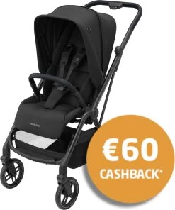 Maxi-Cosi Leona² 3-in-1 Kinderwagen - Essential Black - Vanaf De Geboorte Tot Ca. 4 Jaar