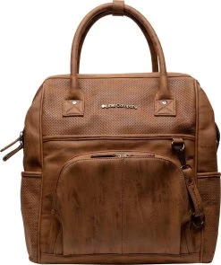 Little Company Riga Perfo Luiertas - Cognac -Babyproducten Uitverkoop 1005x1200 3