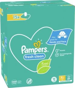 Pampers® Pampers Fresh Clean Billendoekjes - 1200 Doekjes -Babyproducten Uitverkoop 1023x1200 3