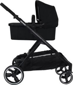 Deryan Evy Kinderwagen - Duo Kinderwagen - Uitbreidbaar - Inclusief Reiswieg - Zwart -Babyproducten Uitverkoop 1025x1200 2