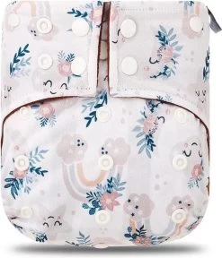 BonBini´s Wasbare Luiers - 6-pack Voordeelverpakking Luiers 3-15 Kg - Luierbroekje - Dubbele Antilek Preventie - Drukknoopjes En Verstelbaar Maat S, M, L Maat 1 T/m 5 - 6 Stuks -Babyproducten Uitverkoop 1029x1200 6