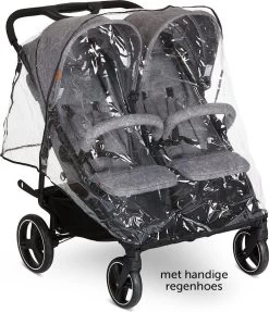 ABC Design Duo Kinderwagen Twin Circle Line - Inclusief Regenhoes - Woven Graphite 21 ABC Design Duo Kinderwagen Twin Circle Line - Inclusief Regenhoes - Woven Graphite -Babyproducten Uitverkoop 1031x1200 2