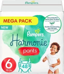 Pampers® Pampers - Harmonie Pants - Maat 6 - Mega Pack - 48 Luierbroekjes