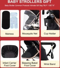 Luxe Kinderwagen 3 In 1 - Wandelwagen - Kinderwagen 3-in-1 Incl Autostoel - Kinderwagen Maxi Cosi – Buggy 3 In 1 - Newborn - Grijs -Babyproducten Uitverkoop 1049x1200 2