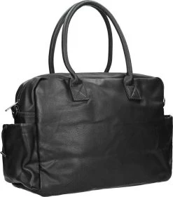 Kidzroom Vision Of Love Luiertas - Zwart - Verschoonmatje - Verstelbare Schouderband -Babyproducten Uitverkoop 1056x1200