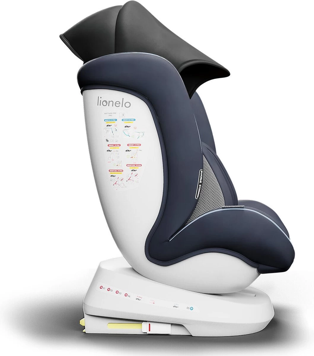 Lionelo Bastiaan One - Autostoel - 360° Met IsoFix (0-36kg) - Groep 0-1-2-3 Autostoel Voor Kinderen Van 0 Tot 12 Jaar 16 Lionelo Bastiaan One - Autostoel - 360° Met IsoFix (0-36kg) - Groep 0-1-2-3 Autostoel Voor Kinderen Van 0 Tot 12 Jaar - Afbeelding 16