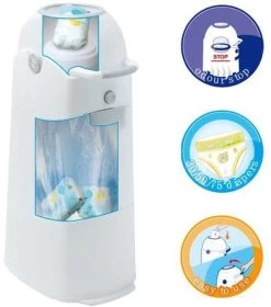 Diaperchamp Luieremmer Regular - Wit -Babyproducten Uitverkoop 1059x1200 7
