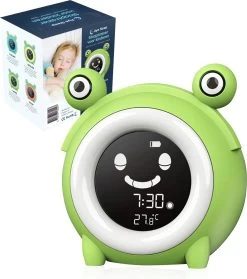 AyeSleep Slaaptrainer – 5 Lichtkleuren Kinderwekker – Dimbaar - Slaaptrainer Kinderen