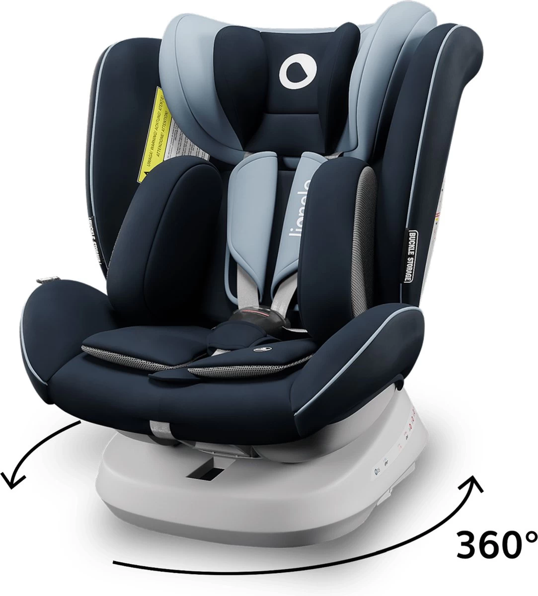 Lionelo Bastiaan One - Autostoel - 360° Met IsoFix (0-36kg) - Groep 0-1-2-3 Autostoel Voor Kinderen Van 0 Tot 12 Jaar 6 Lionelo Bastiaan One - Autostoel - 360° Met IsoFix (0-36kg) - Groep 0-1-2-3 Autostoel Voor Kinderen Van 0 Tot 12 Jaar - Afbeelding 6