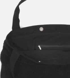 Mozz Mom Bag Teddy Suede Black -Babyproducten Uitverkoop 1085x1200