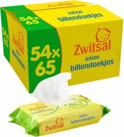 Zwitsal - Billendoekjes Lotion - 54 X 65 - 3510 Babydoekjes