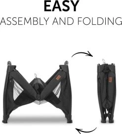 Hauck Play N Relax Center Campingbedje - Zwart -Babyproducten Uitverkoop 1093x1200 1