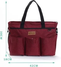 Merkloos Decopatent® Luiertas Schoudertas - Baby Verzorgingstas - Incl Verschoningsmatje & Flessenhouder - Vakken - Jongens/Meisjes - Grijs -Babyproducten Uitverkoop 1095x1200 2