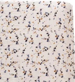 Cottonbaby - Hoeslaken - Ledikant - 60x120 Cm - Twig Rusty Blue