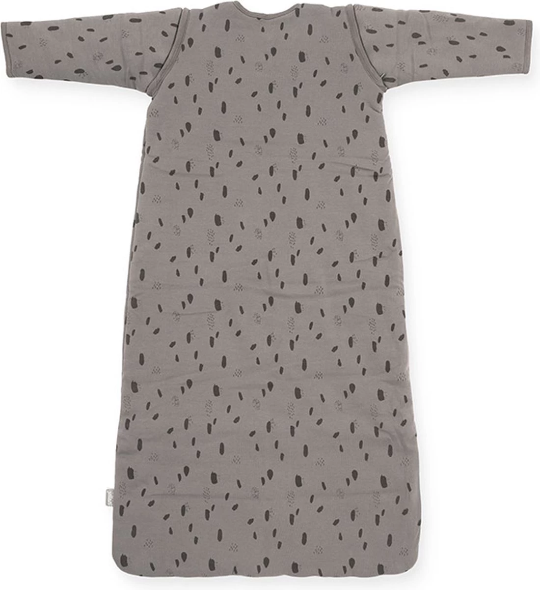 Jollein Baby Baby Winterslaapzak Met Afritsbare Mouw 70cm Spot - Storm Grey 2 Jollein Baby Baby Winterslaapzak Met Afritsbare Mouw 70cm Spot - Storm Grey - Afbeelding 2
