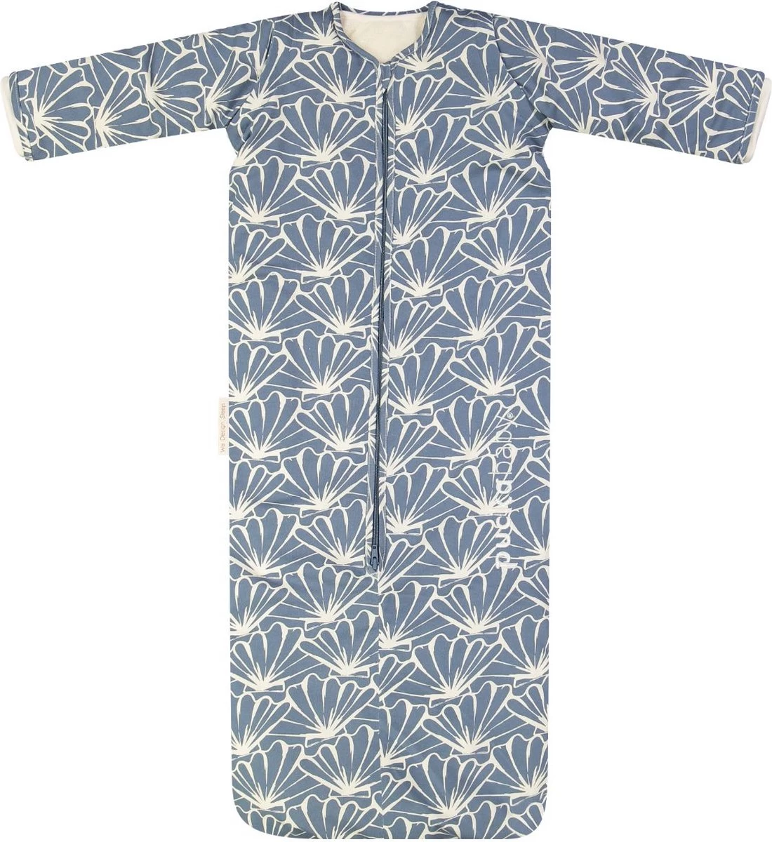 Puckababy Babyslaapzak Bag 4 Seasons 6m-2,5 J - 100 Cm - Seashell Denim 1 Puckababy Babyslaapzak Bag 4 Seasons 6m-2,5 J - 100 Cm - Seashell Denim