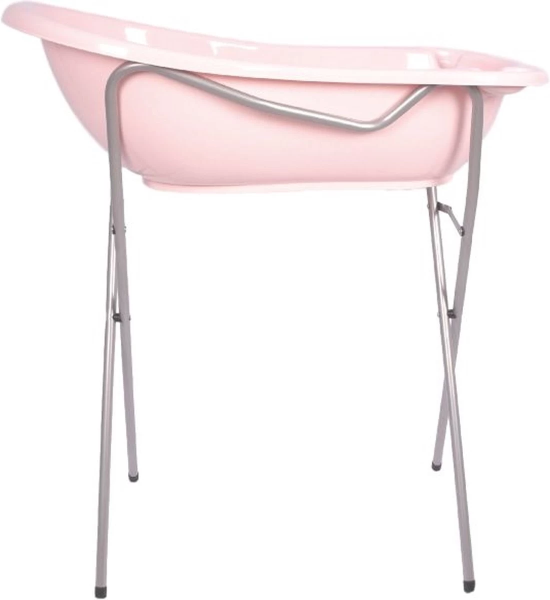 MamaLoes Babybadje - Roze - 86x38 Cm - Inclusief Stop 2 MamaLoes Babybadje - Roze - 86x38 Cm - Inclusief Stop - Afbeelding 2
