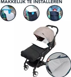 Achaté Voetenzak - Voor Kinderwagen Of Stoeltje – Baby Slaapzak - Autostoel - Wit -Babyproducten Uitverkoop 1104x1200 4
