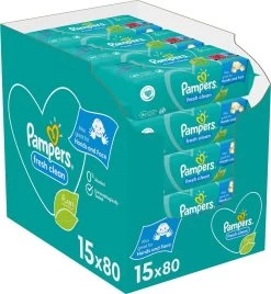 Pampers® Pampers Fresh Clean Billendoekjes - 1200 Doekjes -Babyproducten Uitverkoop 1105x1200 4