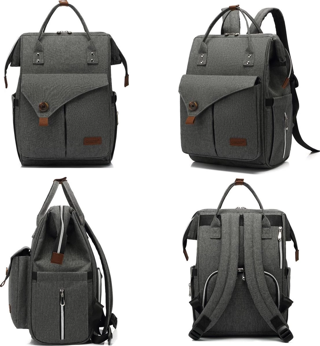 Luiertas (rugzak) Zwart 7 Luiertas (rugzak) Zwart - Afbeelding 7