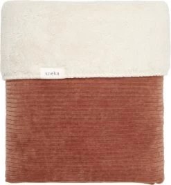 Koeka Baby Dekentje Wieg Teddy Vik - Bruin - 75x100cm