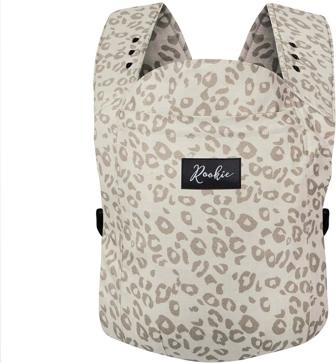 ROOKIE Baby Premium Draagzak- Design Buikdrager - Comfortabel En Ergonomisch - Pasgeboren Babydrager - Peuterdrager - Biologisch Katoen - Super Zacht - Unisex: Voor Mama En Papa (Leoprint Beige) 1 ROOKIE Baby Premium Draagzak- Design Buikdrager - Comfortabel En Ergonomisch - Pasgeboren Babydrager - Peuterdrager - Biologisch Katoen - Super Zacht - Unisex: Voor Mama En Papa (Leoprint Beige)