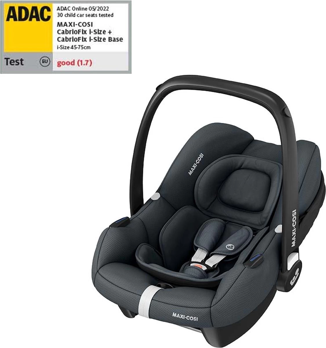 Maxi-Cosi Cabriofix I-Size Autostoeltje - Essential Graphite 2 Maxi-Cosi Cabriofix I-Size Autostoeltje - Essential Graphite - Afbeelding 2