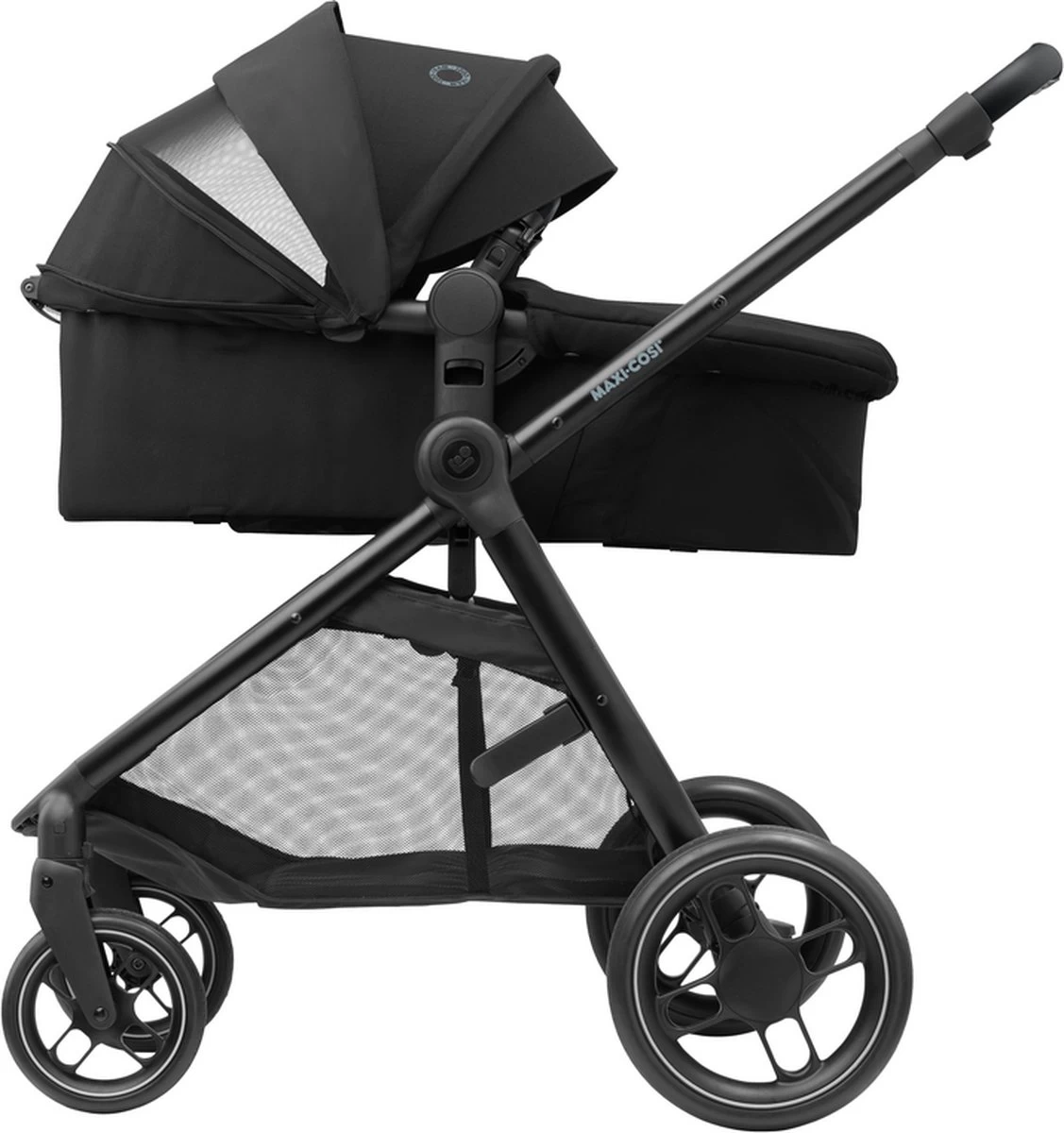 Maxi-Cosi Zelia³ Kinderwagen - Essential Black (zwart Frame + Zwart Leer) 7 Maxi-Cosi Zelia³ Kinderwagen - Essential Black (zwart Frame + Zwart Leer) - Afbeelding 7