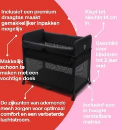 Bugaboo Campingbedje Stardust Black -Babyproducten Uitverkoop 1128x1200 1