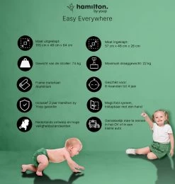 Hamilton By Yoop X1 Plus Buggy – Nieuw, Hoger, Uitgebreider 2023 Model – Premium Stroller Met One Hand Folding Technologie – Grijs – Lichte, Verstelbare En Wendbare Kinderwagen Met Vele Gemakken -Babyproducten Uitverkoop 1139x1200 11