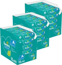 Pampers® Pampers - Fresh Clean - Billendoekjes - 3600 Doekjes - 45 X 80
