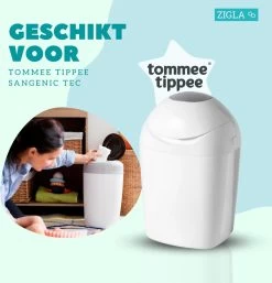 Zigla – 6x Luieremmer Navulling – Navulcassette - Geschikt Voor Tommee Tippee Sangenic Tec 14 Zigla – 6x Luieremmer Navulling – Navulcassette - Geschikt Voor Tommee Tippee Sangenic Tec -Babyproducten Uitverkoop 1152x1200 3