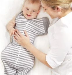 Love To Dream™ Babyslaapzak Swaddle Up™ - Inbakeren Afbouwen - Baby 4-6 Maanden - 6-8.5 Kg - All Season - Grijs -Babyproducten Uitverkoop 1156x1200 2