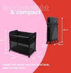 Bugaboo Campingbedje Stardust Black -Babyproducten Uitverkoop 1159x1200 3