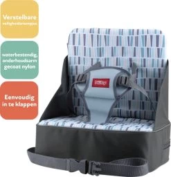 Nuby - Booster Seat - Kinderzitje - Grijs - 9m+ -Babyproducten Uitverkoop 1160x1200 3