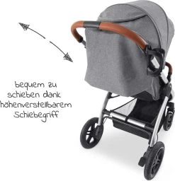 Hauck UpTown Buggy - Met één Hand Opvouwbaar - Grijs 22 Hauck UpTown Buggy - Met één Hand Opvouwbaar - Grijs -Babyproducten Uitverkoop 1160x1200 4
