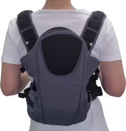 Merkloos Ergonomische Babydrager - Grijs - Draagzak - Voor Buik En Rug -Babyproducten Uitverkoop 1160x1200 6