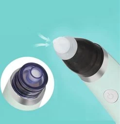 A&K Elektrische Oplaadbare Neuspeer Voor Baby En Kinderen - Inclusief Oplader, Handleiding En Batterijen - Hygiënische Neusreiniger - Baby Aspirator - Neuszuiger - Baby Neuspompje - Toetenveger - Snoetenpoetser - Mintgroen - Neusspoeler -Babyproducten Uitverkoop 1163x1200 3