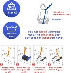 YourGoods Zitverhoger Auto - Stoelverhoger - Wasbare Hoes - Zwart -Babyproducten Uitverkoop 1166x1200 4