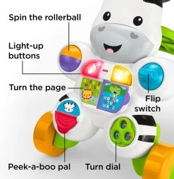 Fisher Price Fisher-Price Loop Met Mij Zebra - Looptrainer -Babyproducten Uitverkoop 1167x1200