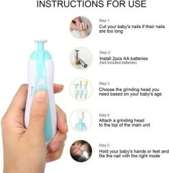 Merkloos Nagelknipper - Nagelvijl - Nageltrimmer - Manicureset – Roze -Babyproducten Uitverkoop 1170x1200 7