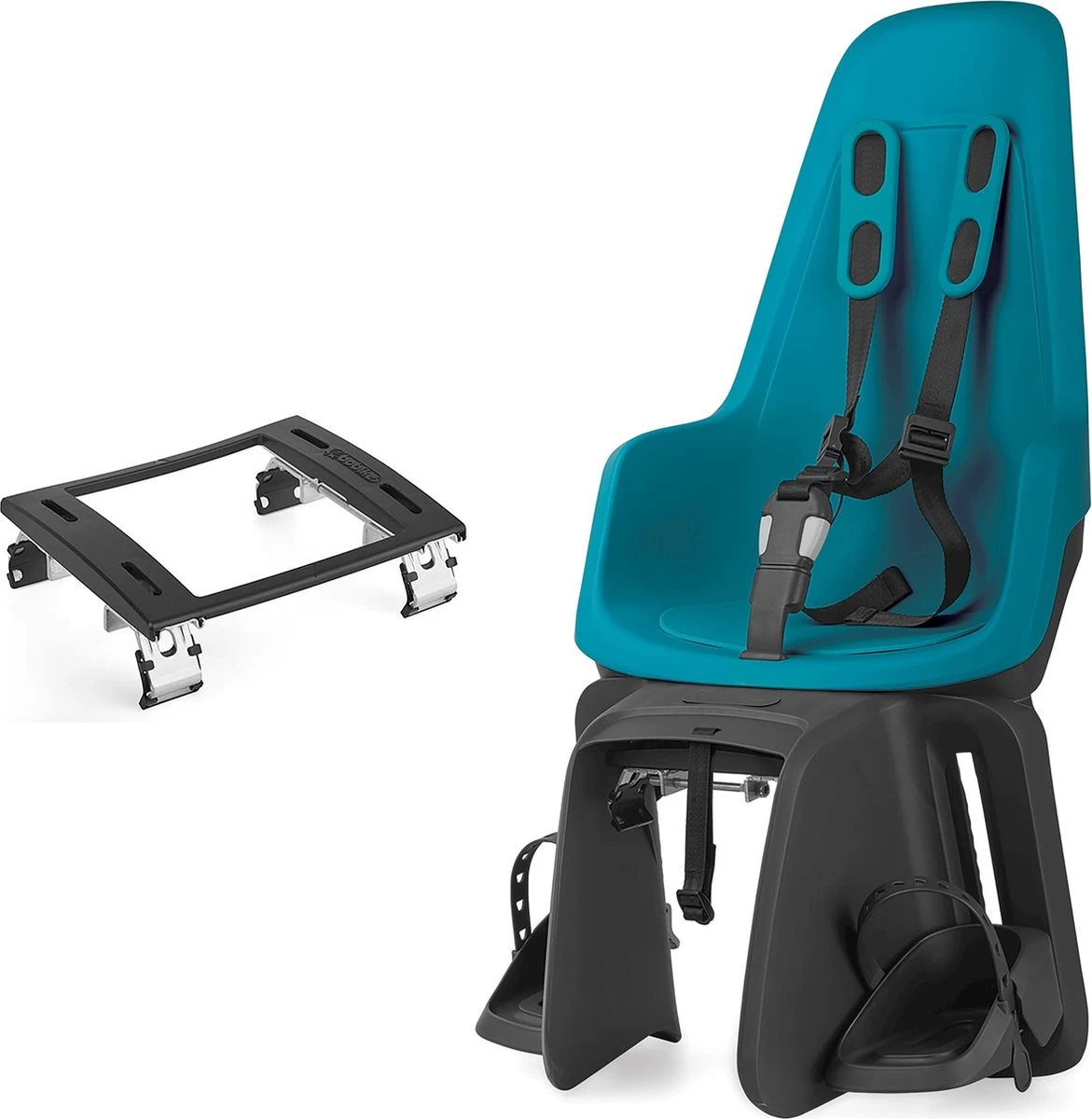 Bobike One Maxi Fietsstoeltje Achter BD - Urban Black 5 Bobike One Maxi Fietsstoeltje Achter BD - Urban Black - Afbeelding 5