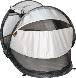 Deryan Shane Luxe 2023 Campingbedje - Baby Tent - Anti-UV 50+ - Peuterbed - Silver -Babyproducten Uitverkoop 1175x1200 2