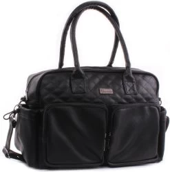 Kidzroom Vision Of Love Luiertas - Zwart - Verschoonmatje - Verstelbare Schouderband -Babyproducten Uitverkoop 1181x1200