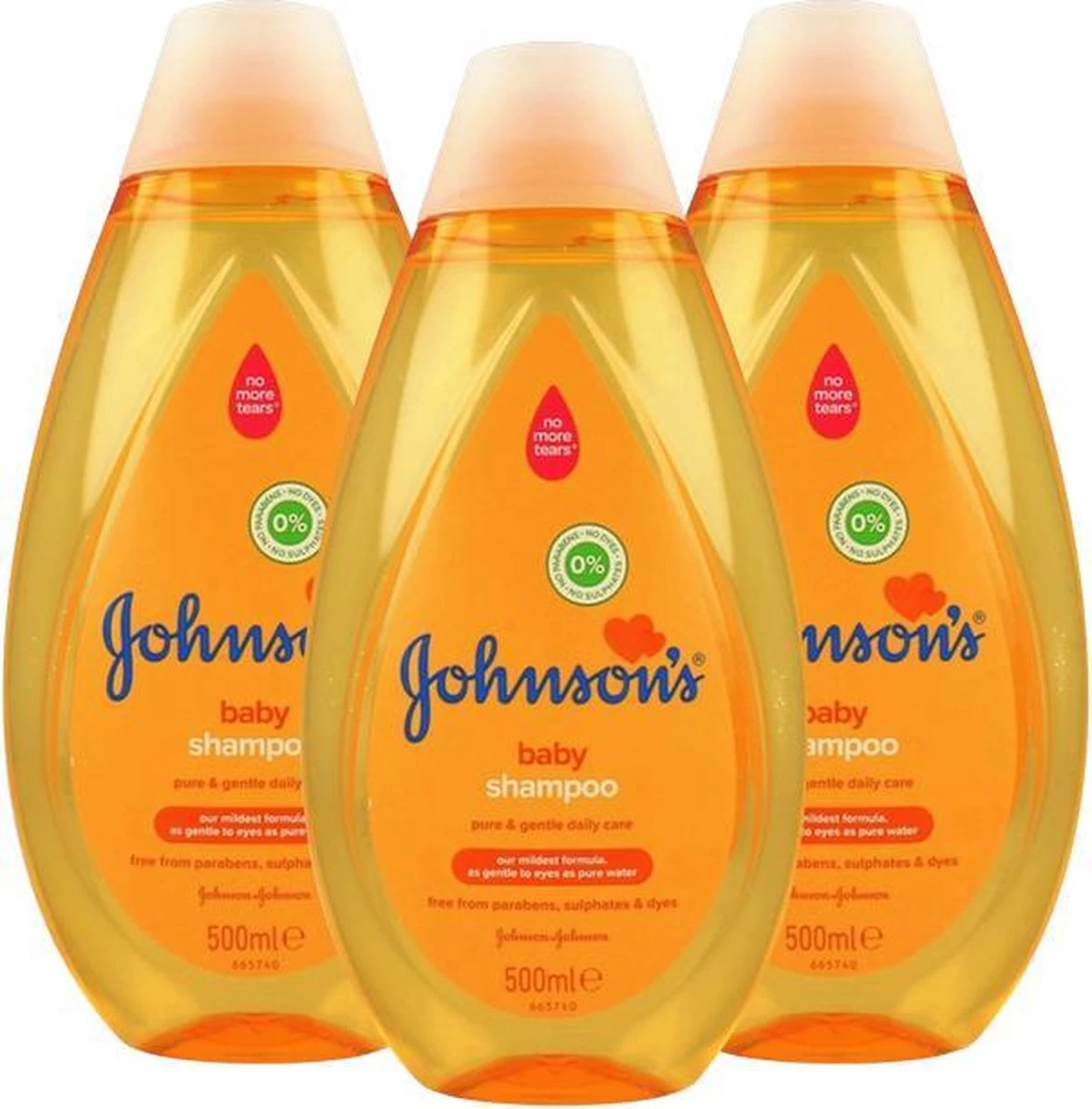 Johnson's Baby Shampoo Newpack 3 X 500ml- Voordeelverpakking 1 Johnson's Baby Shampoo Newpack 3 X 500ml- Voordeelverpakking
