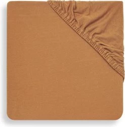 Jollein Baby Hoeslaken Ledikant Jersey 60x120cm - Caramel