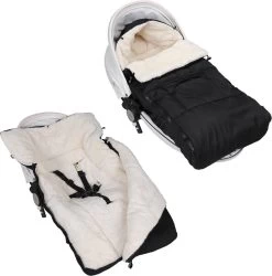 Monzana Kinderwagen Voetenzak Zwart | Teddy | Maxi-Cosi -Babyproducten Uitverkoop 1185x1200 5