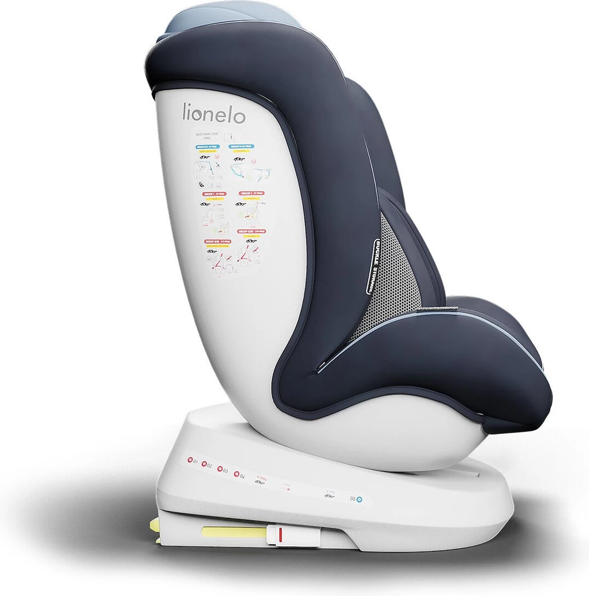 Lionelo Bastiaan One - Autostoel - 360° Met IsoFix (0-36kg) - Groep 0-1-2-3 Autostoel Voor Kinderen Van 0 Tot 12 Jaar 17 Lionelo Bastiaan One - Autostoel - 360° Met IsoFix (0-36kg) - Groep 0-1-2-3 Autostoel Voor Kinderen Van 0 Tot 12 Jaar - Afbeelding 17
