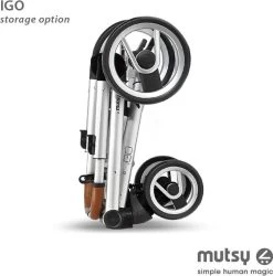 MUTSY - IGO - Kinderwagen - Onderstel: Heritage Green Blue I2 - Reiswieg: IGO Midnight -Babyproducten Uitverkoop 1187x1200 3